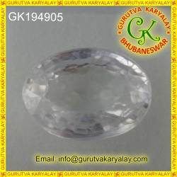 White Zircon Ratti-13.42(12.15ct) Govt.Lab Tested Natural Zircan Safed Swet